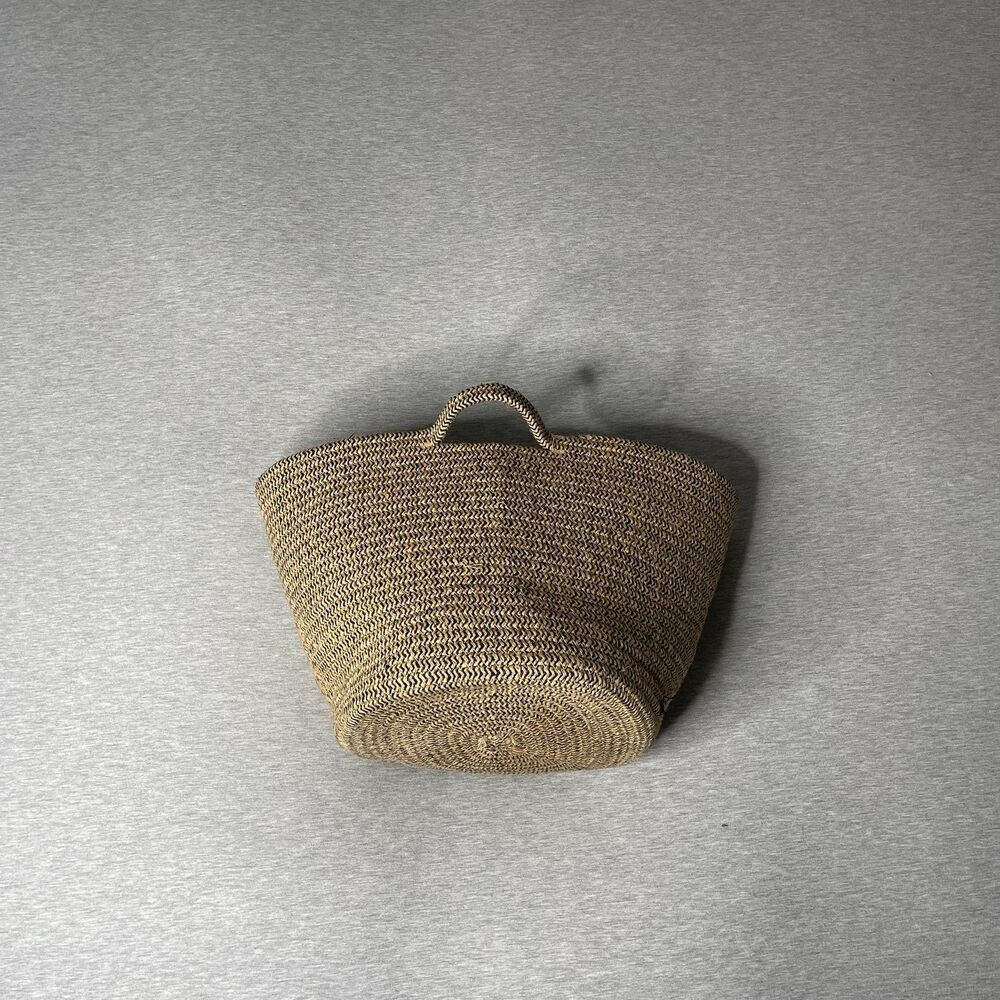 Target Cotton Rope 15” Round Storage Handles Basket